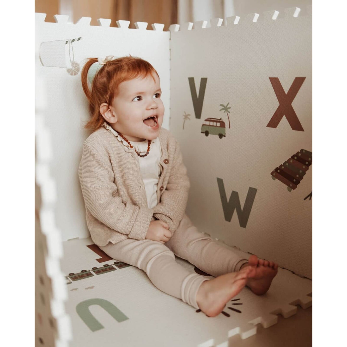 Play & Go – Puzzlematte "Eevaa" Abc Wendbar 180x180cm