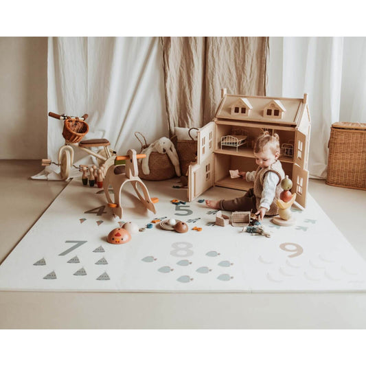Play & Go – Puzzlematte "Eevaa" Zahlen Wendbar 180x180cm