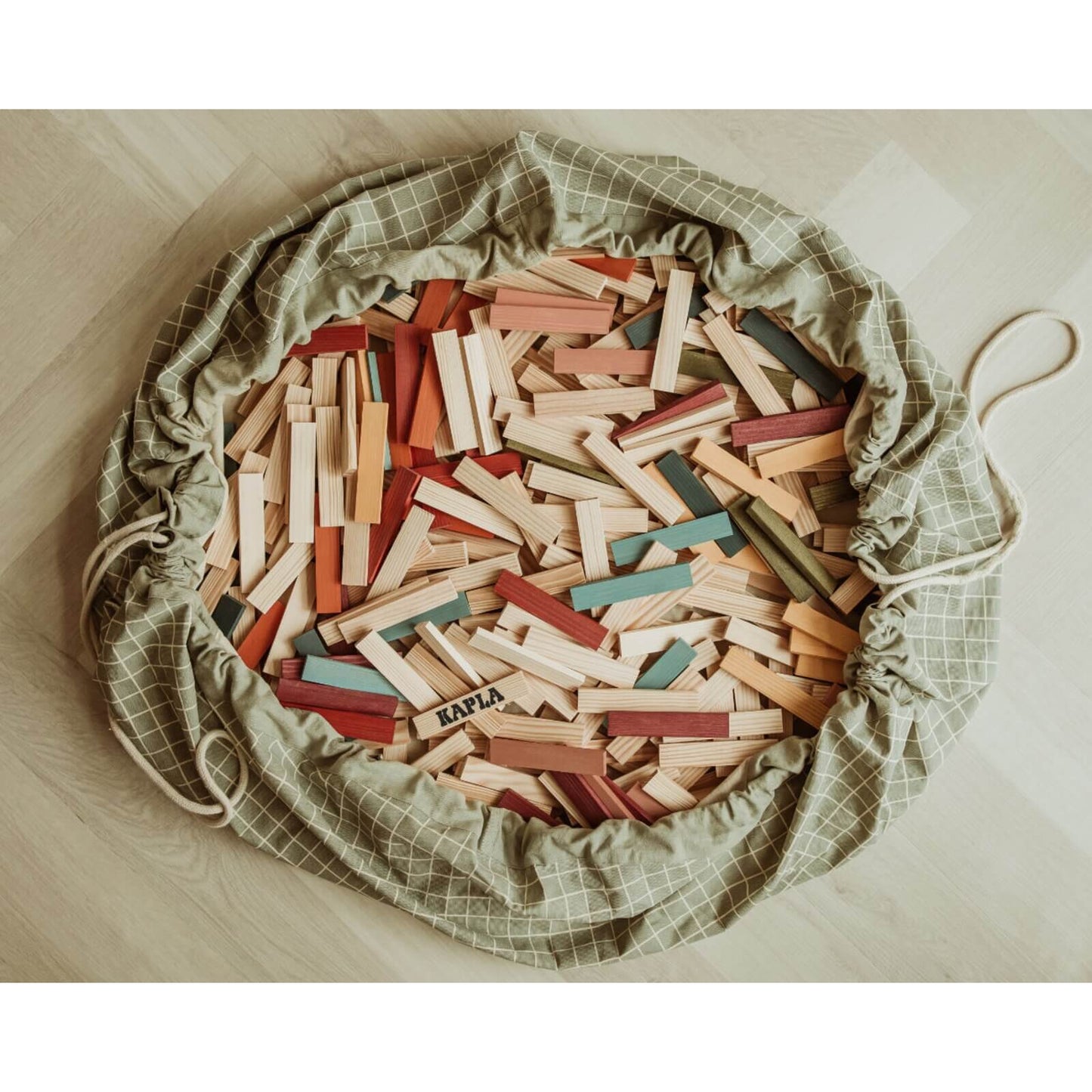 Play & Go – Bio Spielmatte/Spielzeugsack "Organic Original" Grün