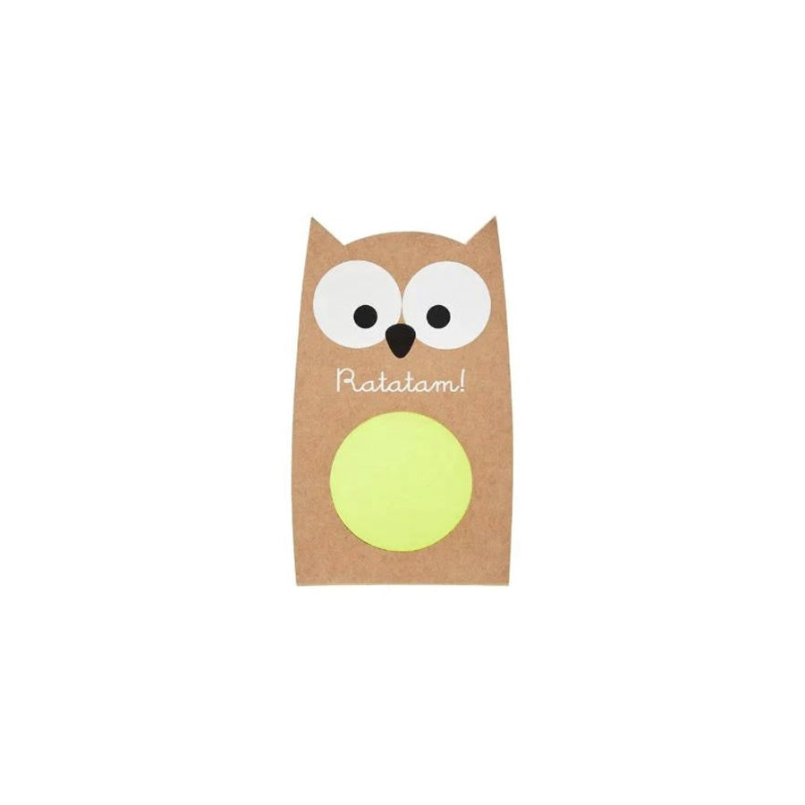 Ratatam Flummi Gelb Ø 5,7 cm – leuchtender Gummiball für Kinder