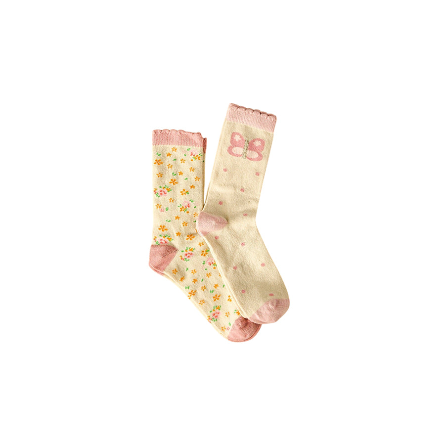 SOCKEN BLOSSOM BUTTERFLY, 2er PACK