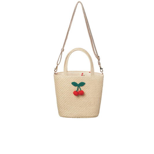 UMHÄNGETASCHE CROCHET CHERRY