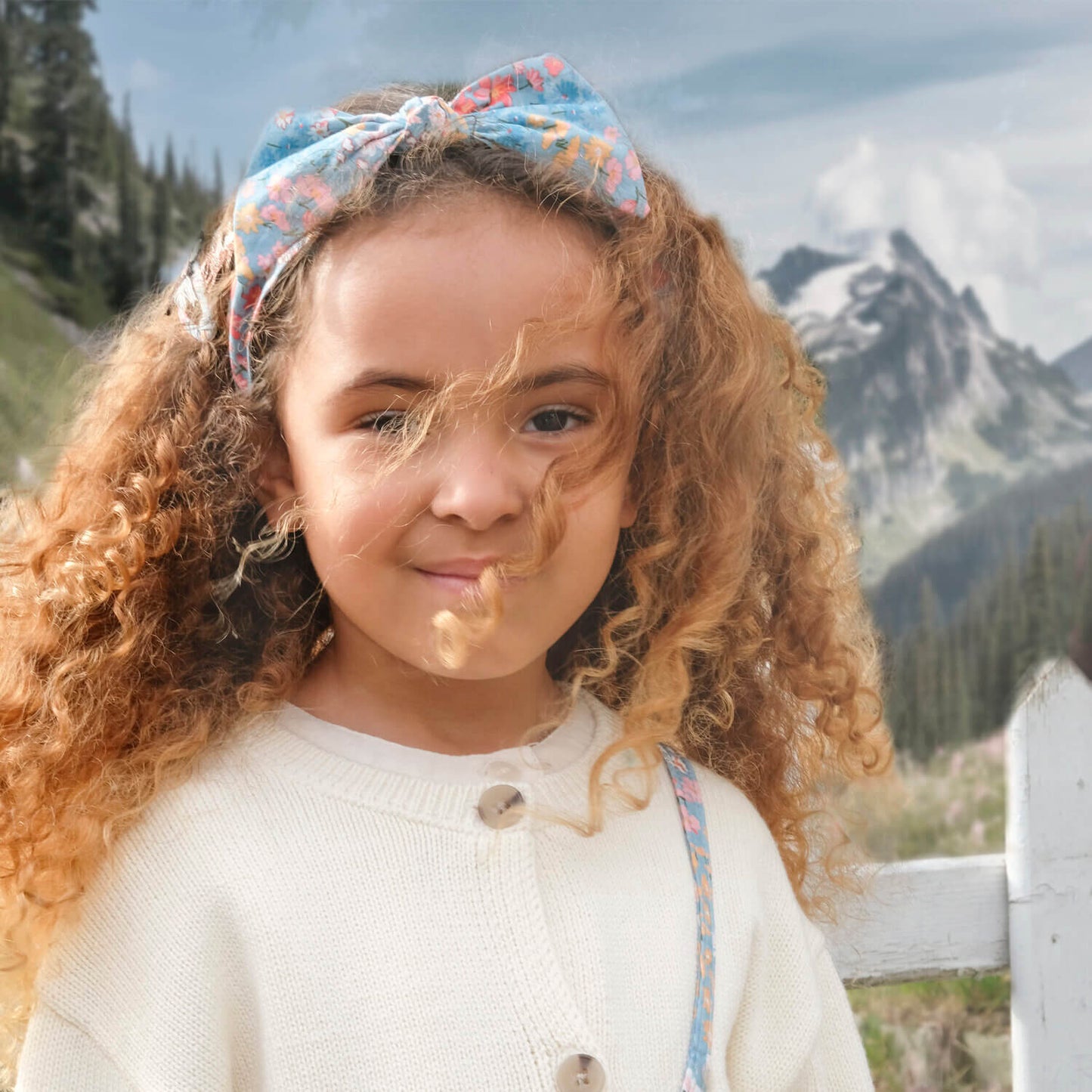 Rockahula - Haarreif "Heidi Floral Tie" für Kinder