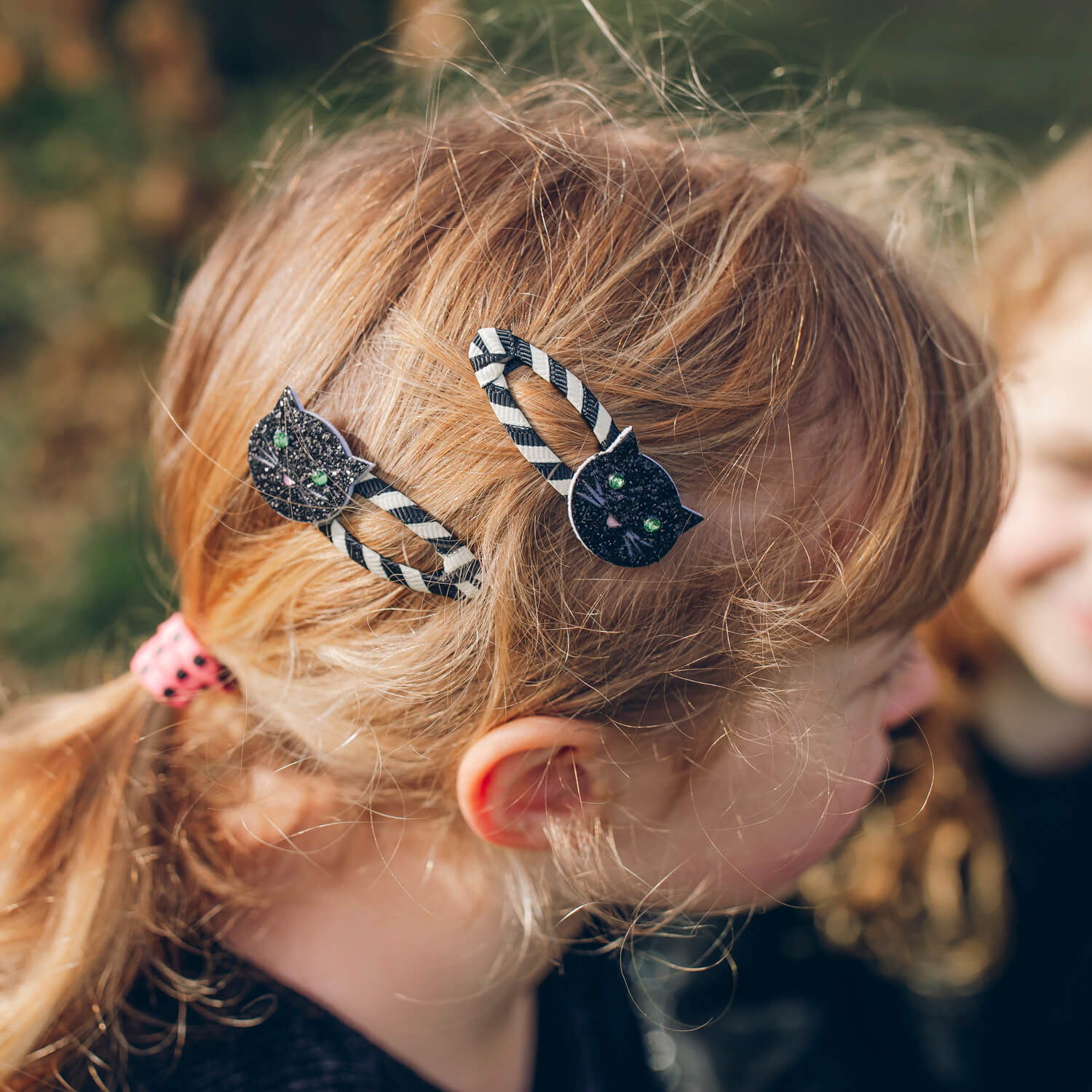 Rockahula - Haarspangen "Stripy Cat", 2er Set