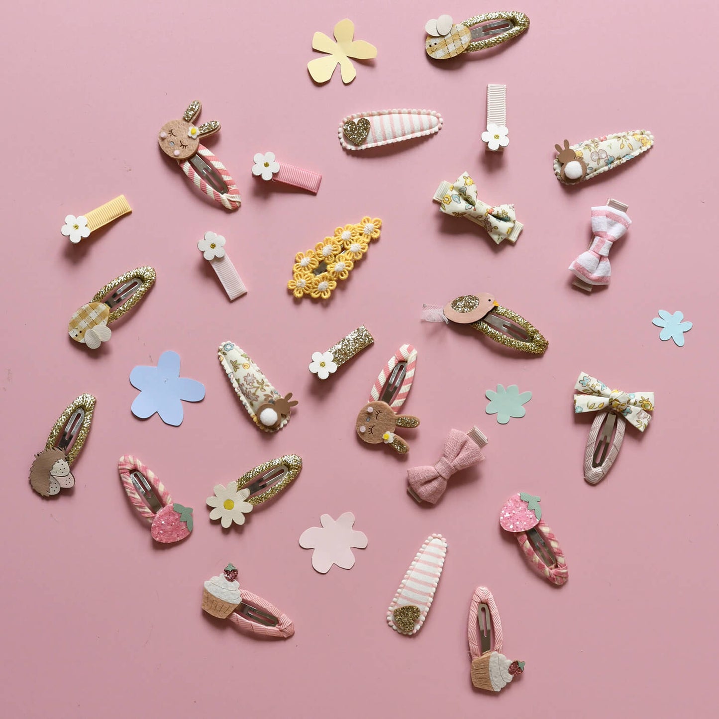 Rockahula - Haarspangen "Petal Bunny", 4er Set