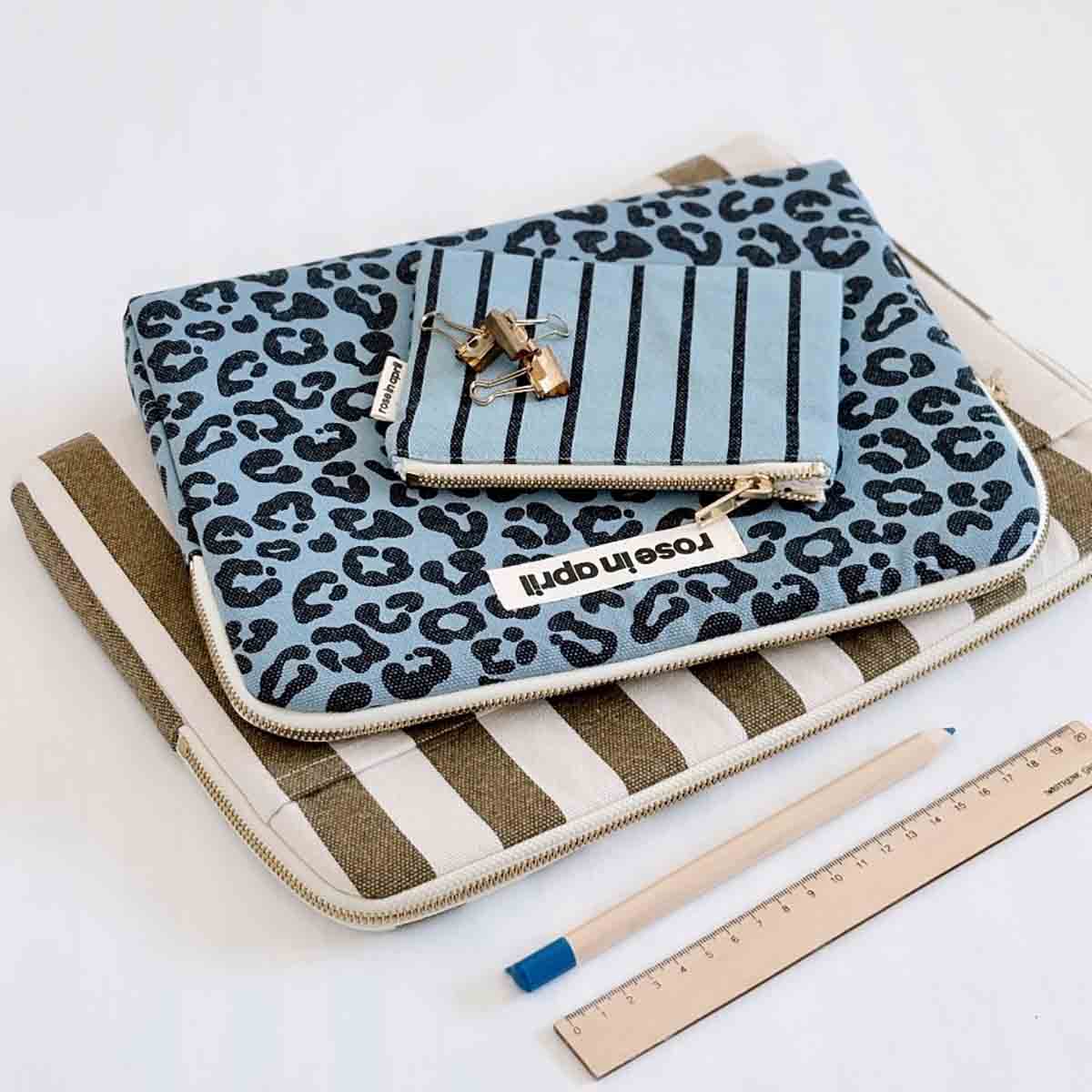 Rose in April - Geldbörse / Geldbeutel "Tennis Sky Blue"