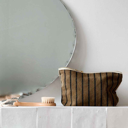 Rose in April – 2-in-1 Geldbörse & Kosmetiktasche "Tennis Black"