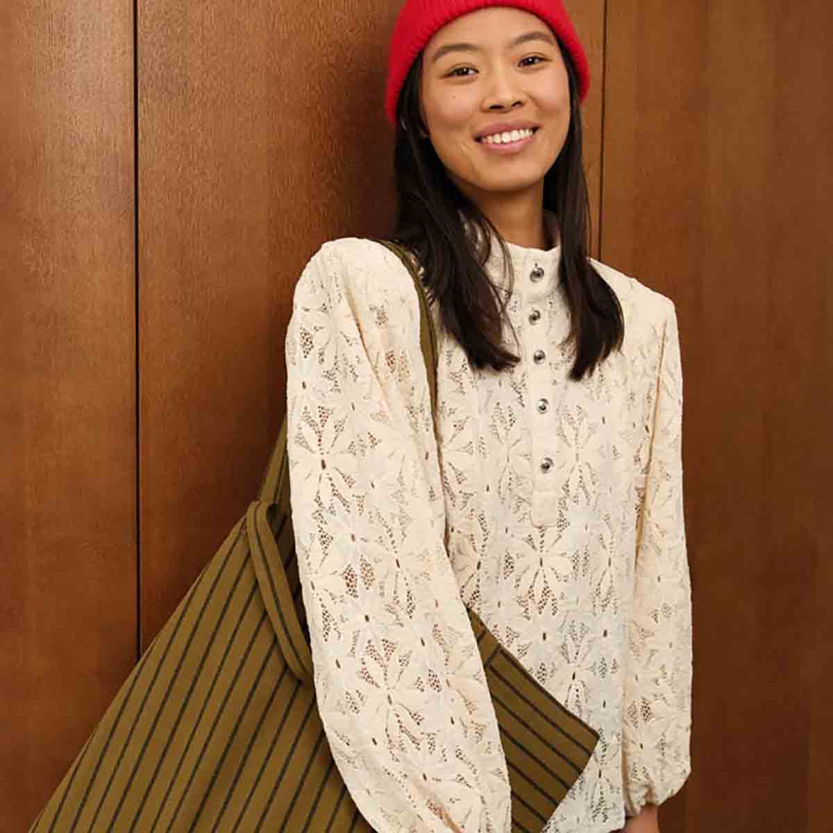 Rose in April - Tasche / Strandtasche / Shopper "Tennis Black"