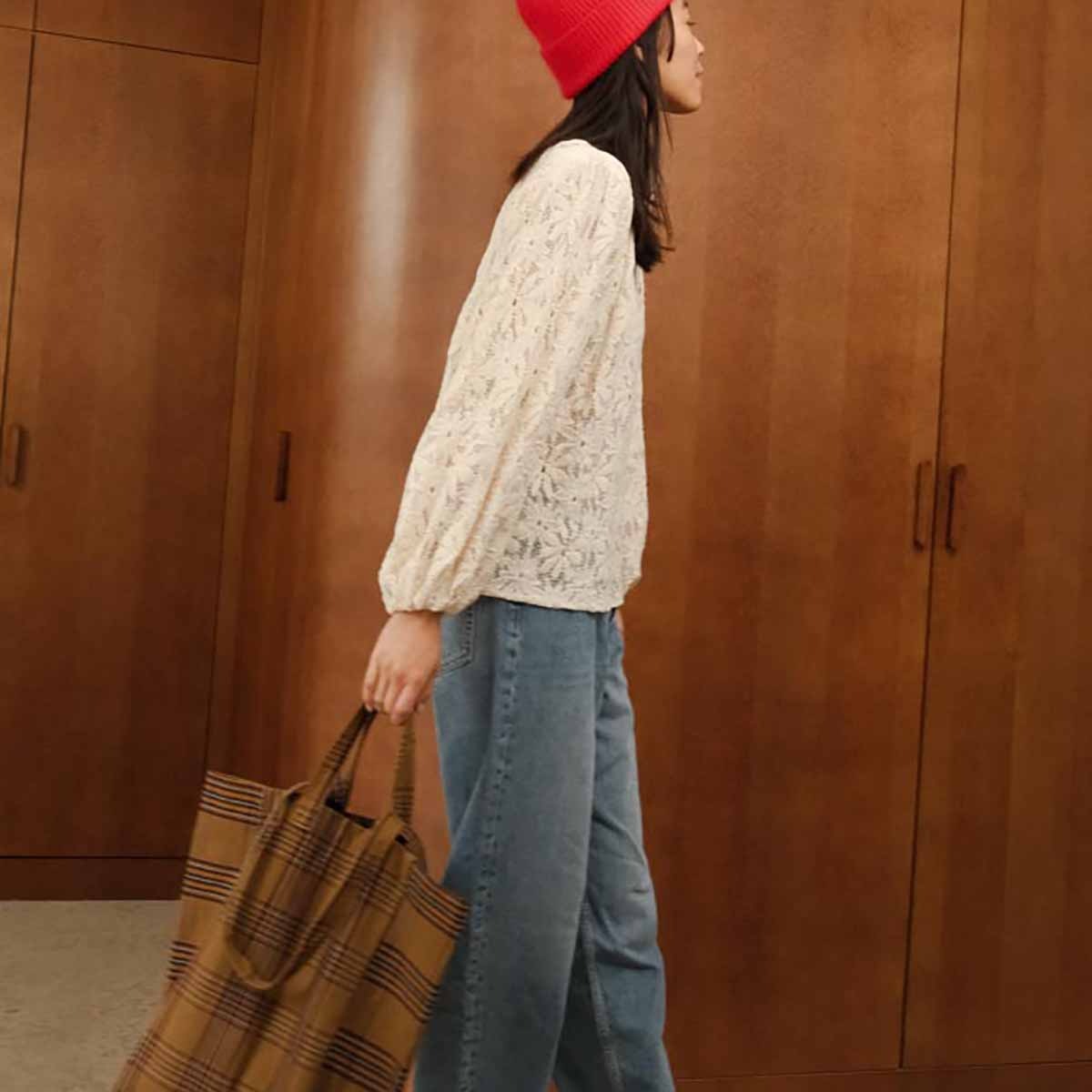 Rose in April – Tasche "Tartan" aus 100% Baumwolle, OEKO-Tex