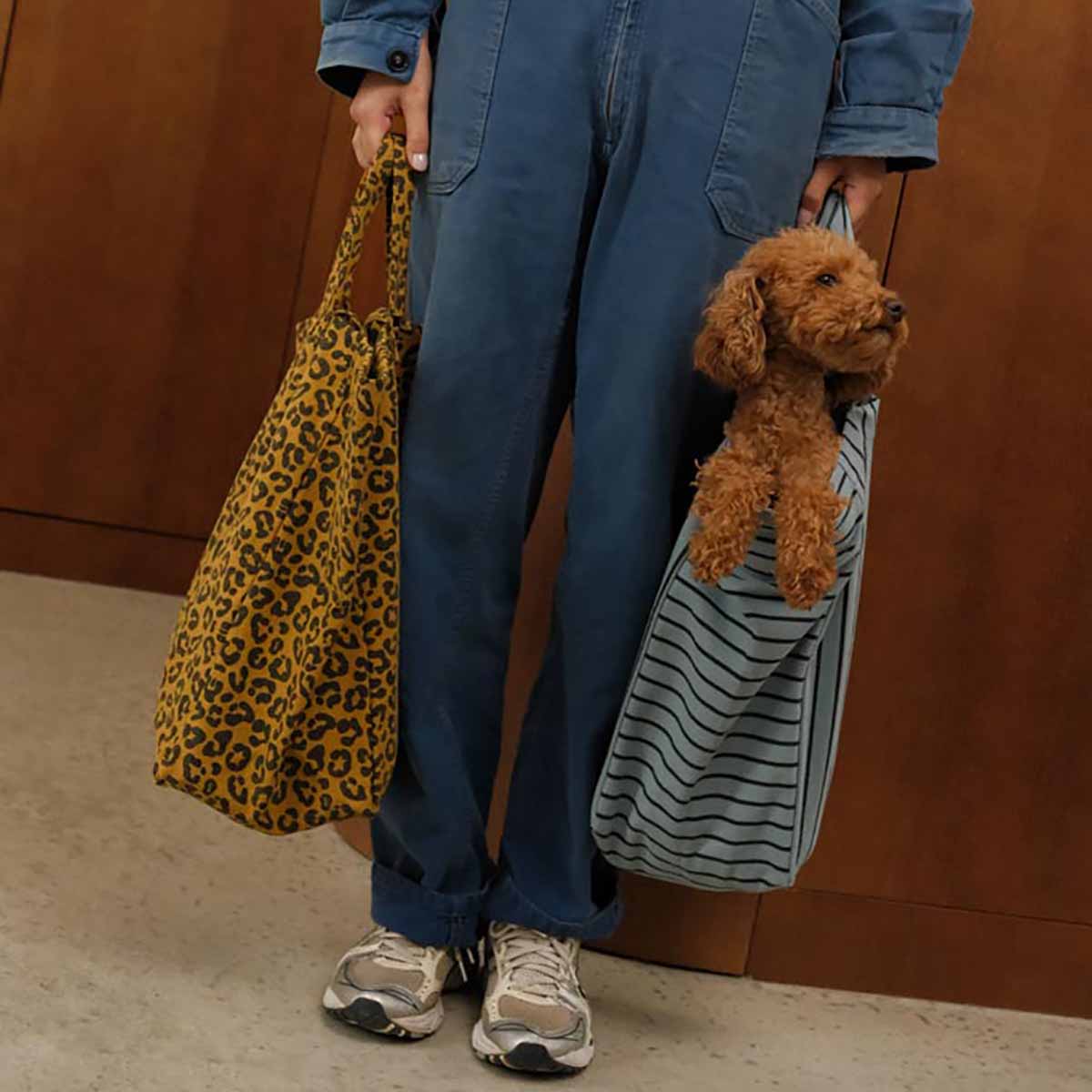 Rose in April – Tasche "Tennis Sky Blue" aus 100% Baumwolle, OEKO-Tex