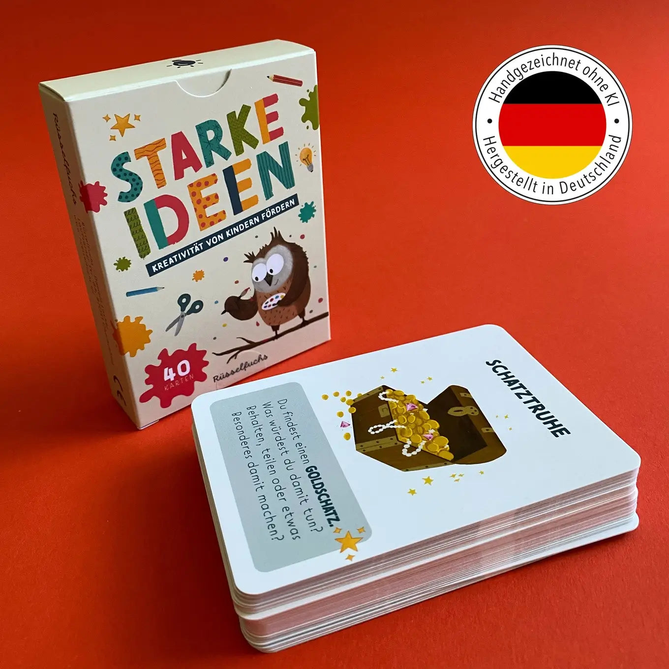 Rüsselfuchs – Kreativitätskarten für Kinder "Starke Ideen"