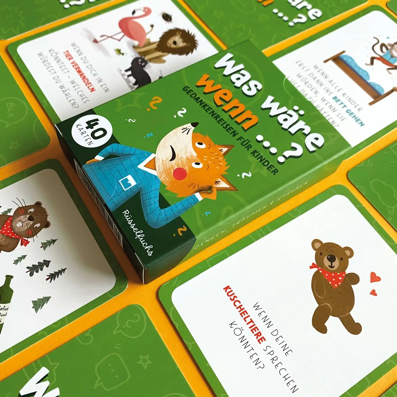 Rüsselfuchs – Was wäre wenn ...? Kartenspiel | Gedankenreisen für Kinder