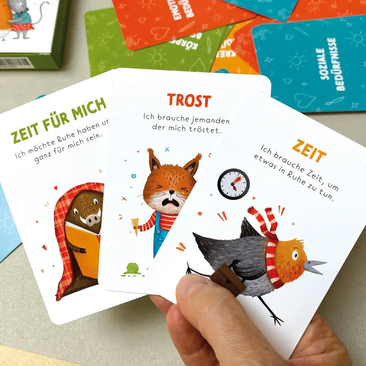 Rüsselfuchs – Bedürfniskarten für Kinder "Starke Wünsche"