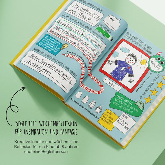 Simon & Jan – „Erzählt euch mehr Kids Journal“ – Reflexionsbuch