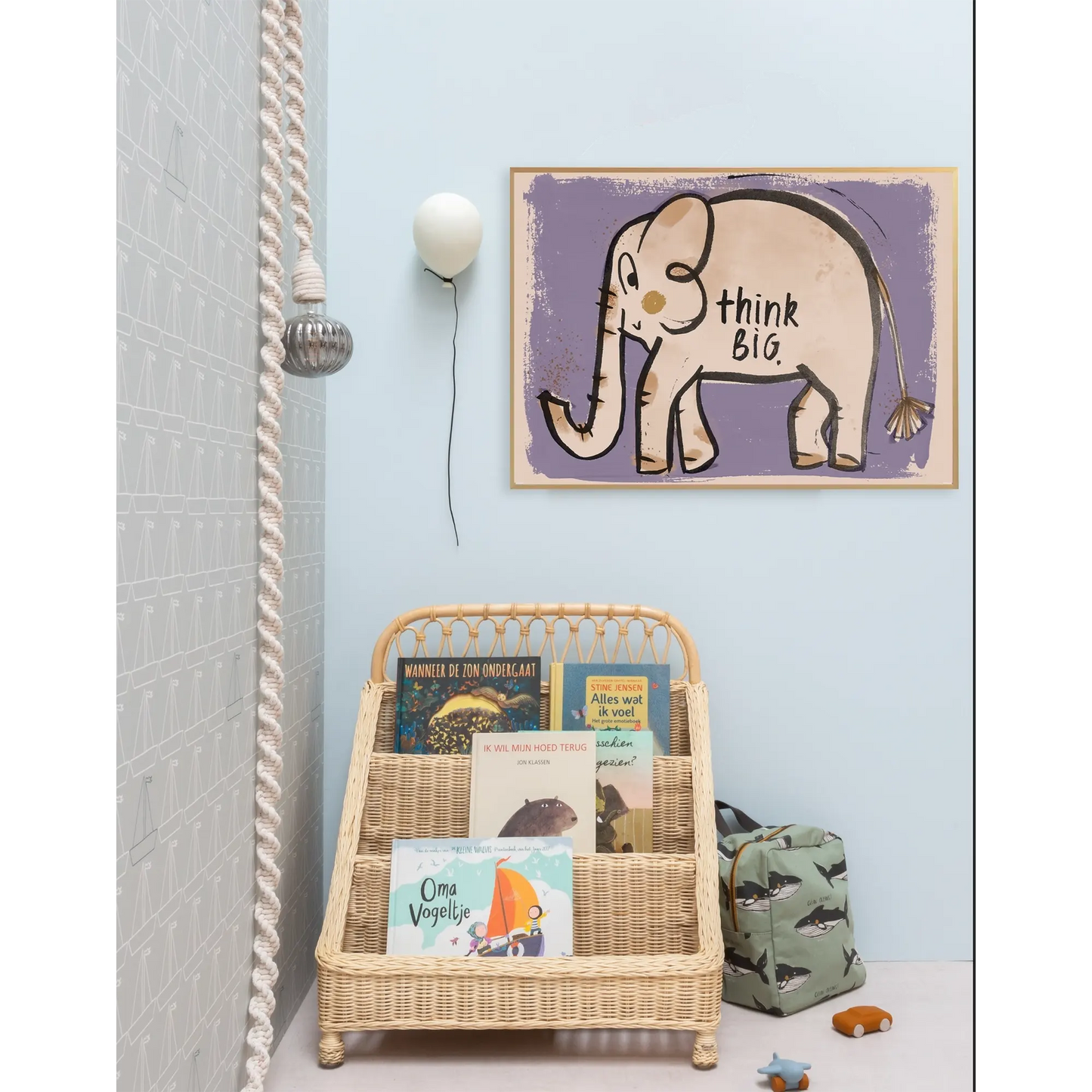 POSTER ELEFANT THINK BIG, 50 x 70 CM