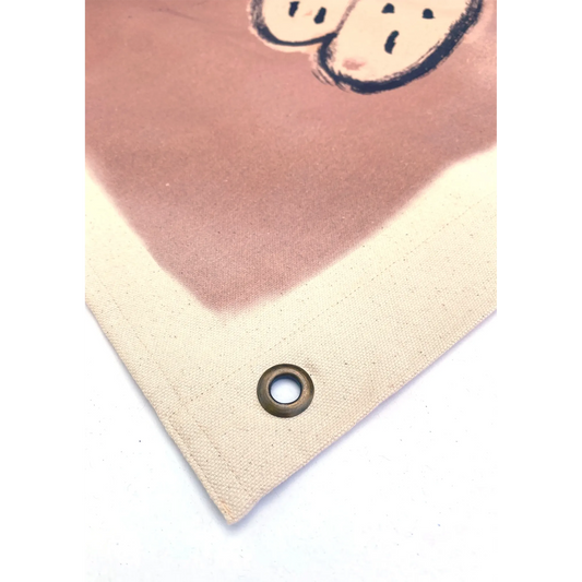 Studio Loco – Wandbehang „Peacebird“ 100 x 70 cm aus Baumwolle