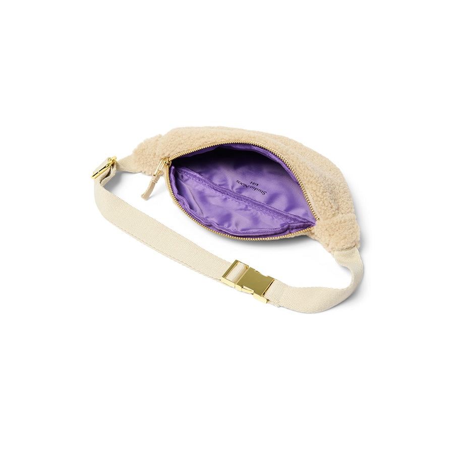 Studio Noos - Bauchtasche / Gürteltasche "Teddy Ecru" Kinder