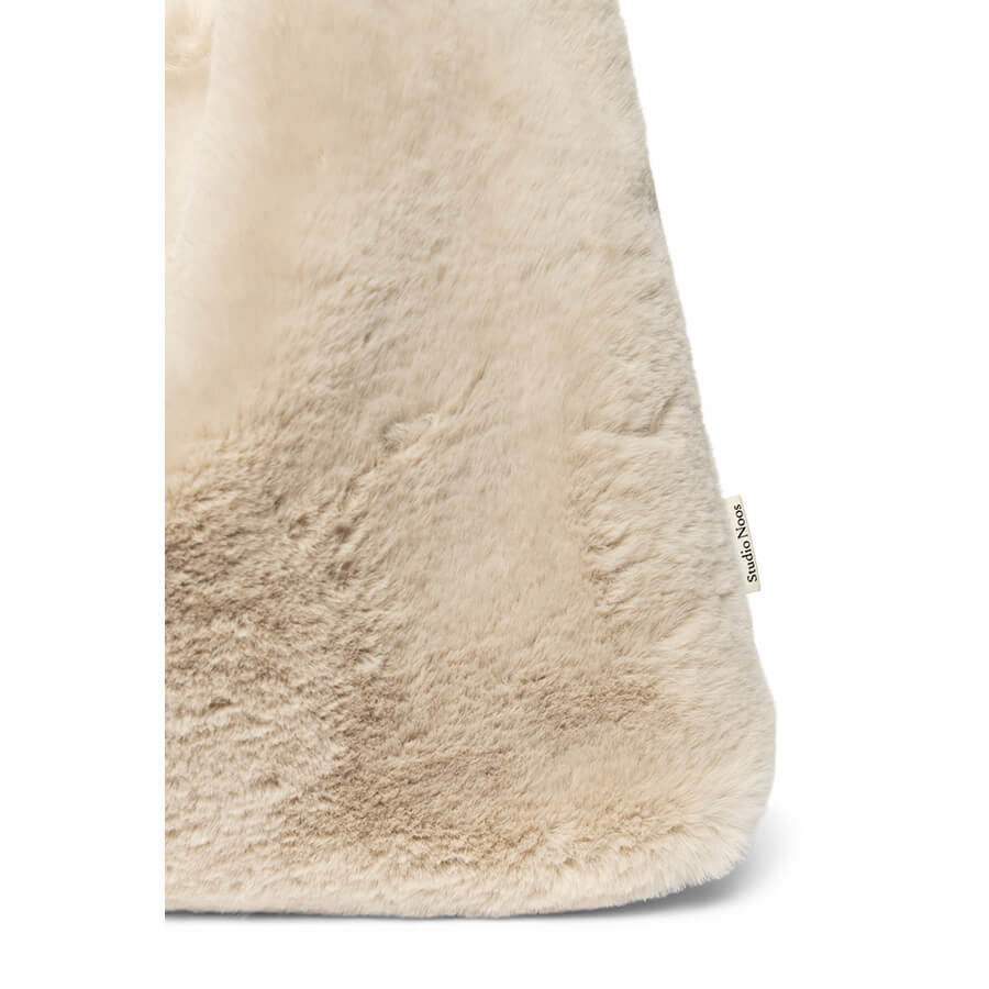Studio Noos - Mom Bag "Neutral Faux Fur" - Wickeltasche, Shopper