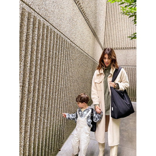 Studio Noos - Mom Bag "Black Puffy" - Wickeltasche, Shopper