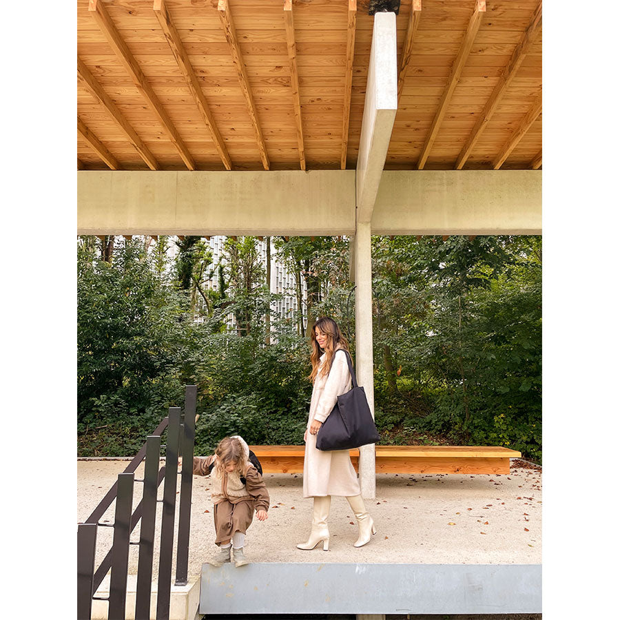 Studio Noos - Mom Bag "Black Puffy" - Wickeltasche, Shopper