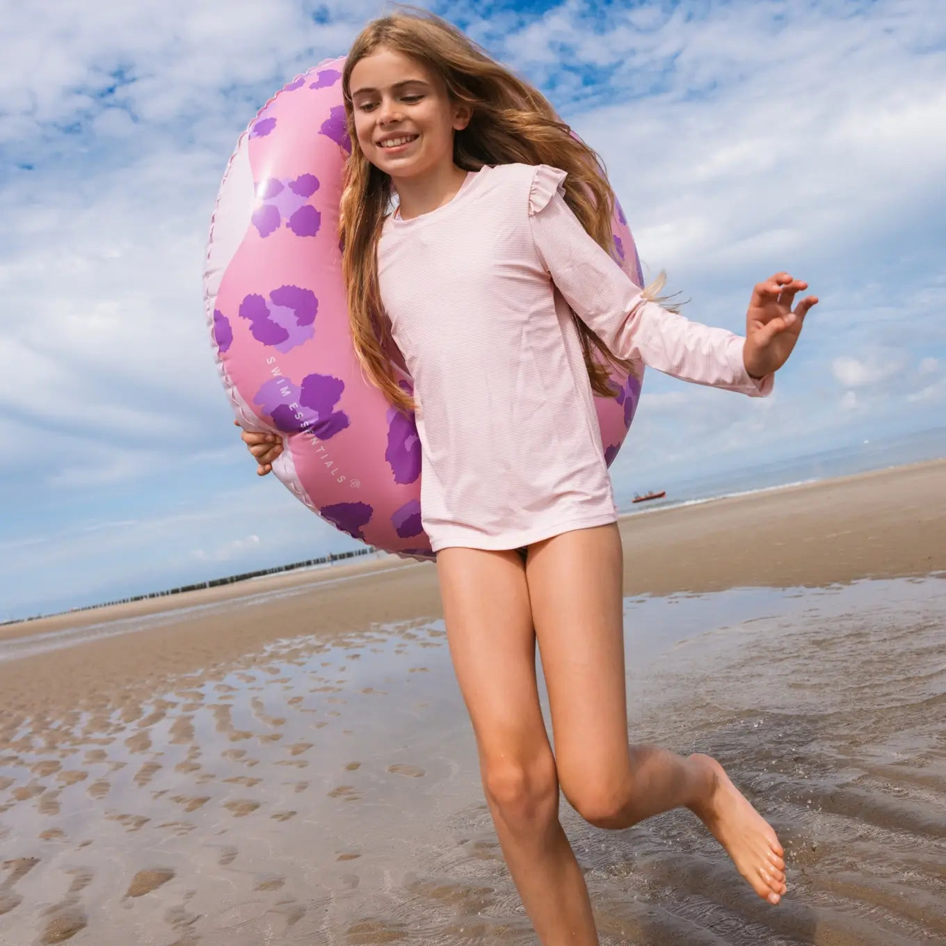 SCHWIMMRING PURPLE & PINK, 90 CM