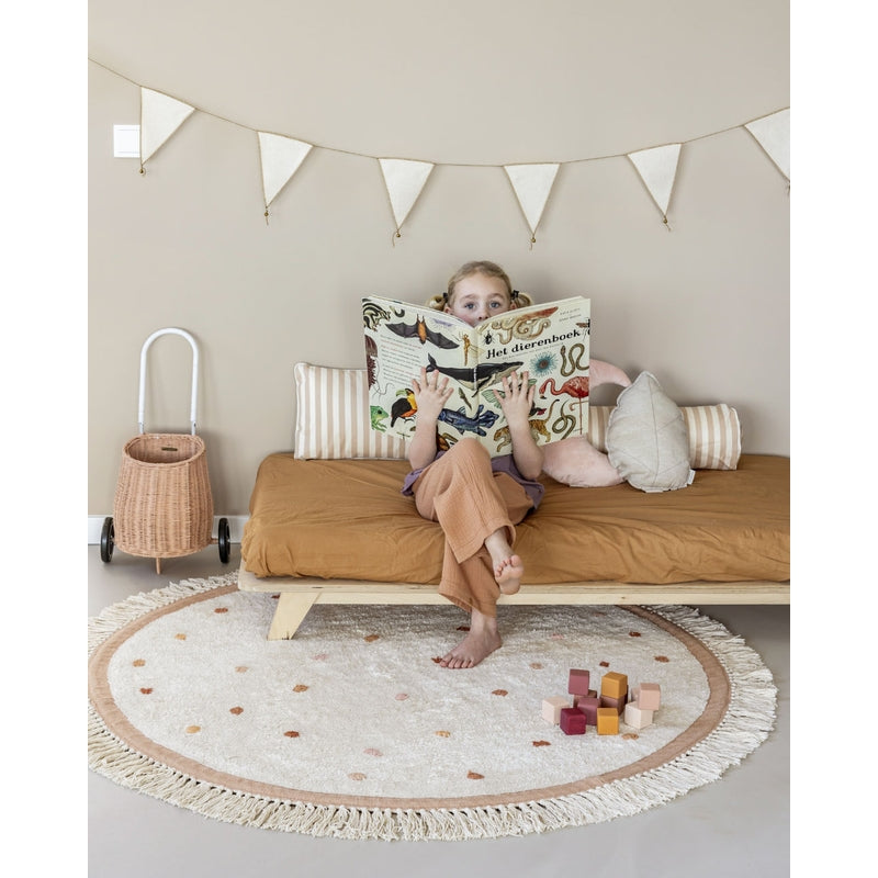 WASCHBARER BAUMWOLLTEPPICH VALERIE DOTS