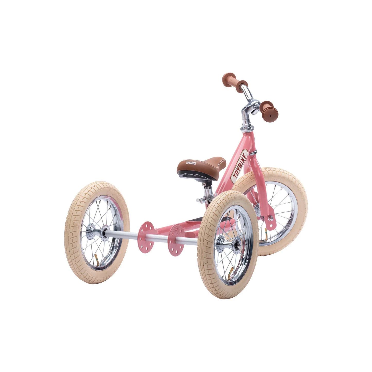 Trybike - 2-in-1 Dreirad "Steel Vintage Pink"