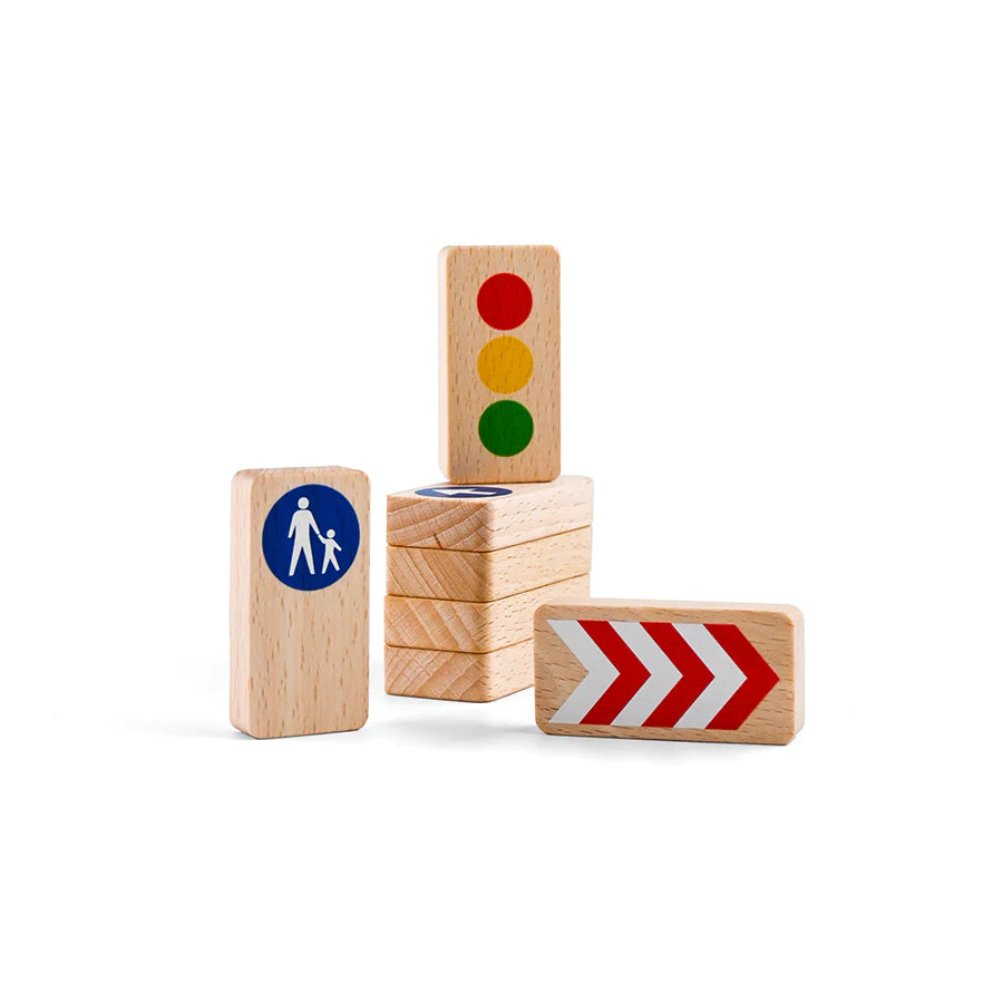 Waytoplay - Verkehrszeichen aus Holz