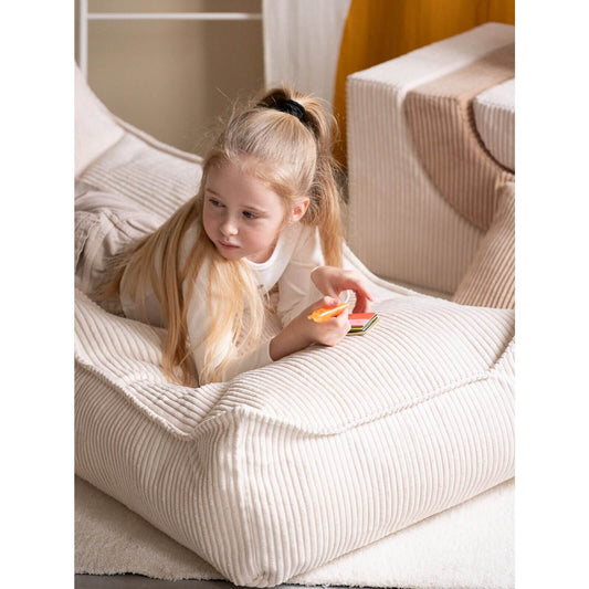 Wigiwama – Xl-Sitzkissen Cord Creme 60x60cm