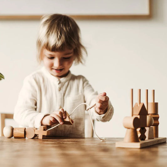 Wooden Story - Steckspielzeug Natural XL, für Kinder ab 1 Jahr