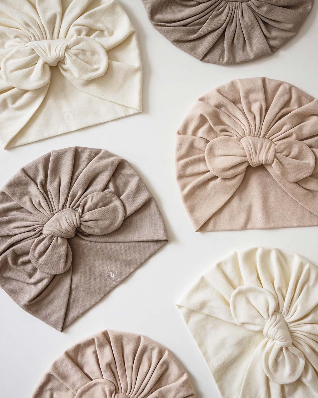 TURBAN MÜTZE HIBBIE IVORY