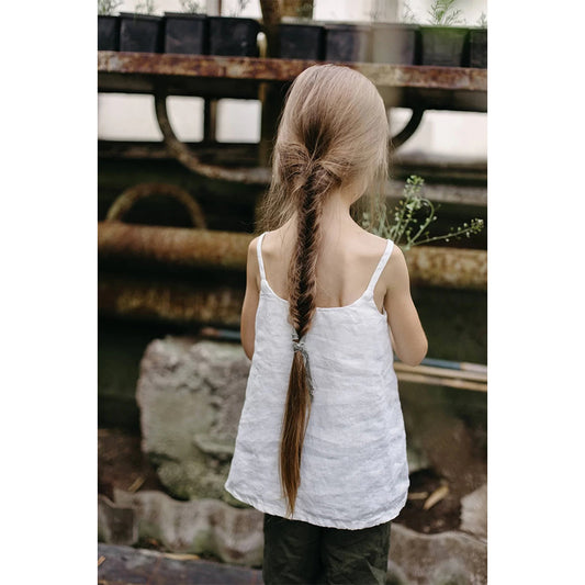 LEINEN BASIC TOP AGNES - VERSANDBEREIT