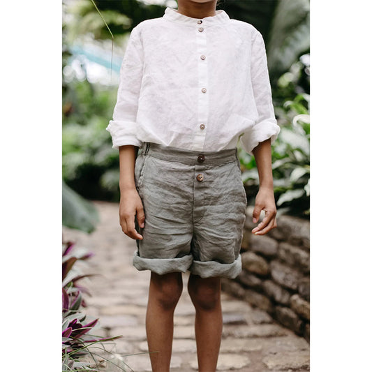 LEINEN KURZE HOSE FLYNN - VERSANDBEREIT