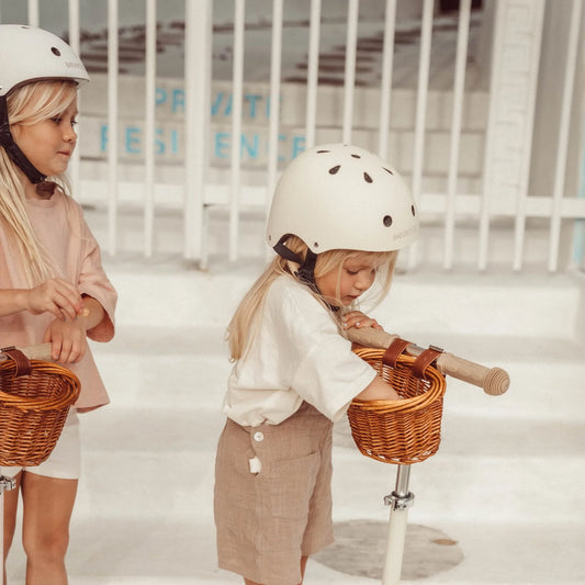 Banwood - Kinder Fahrradhelm Creme