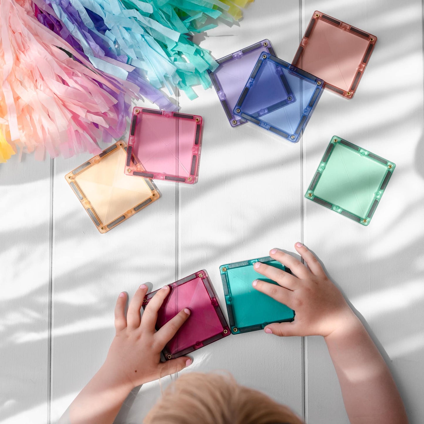 Connetix - Magnetbausteine, Pastel Creative - 120 Teile