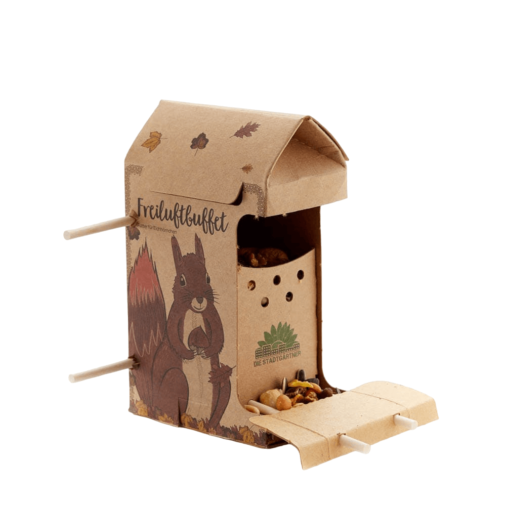 Die Stadtgärtner - Freiluftbuffet Eichhörnchen