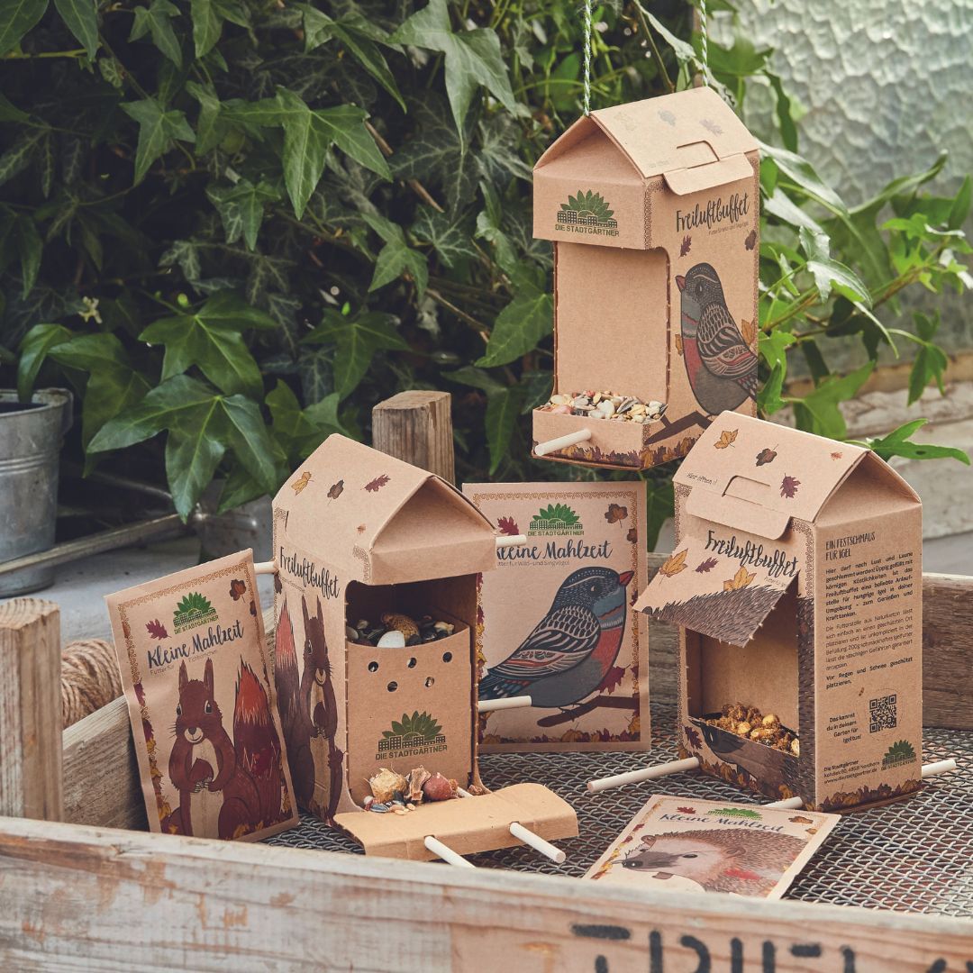 Die Stadtgärtner - Freiluftbuffet Eichhörnchen