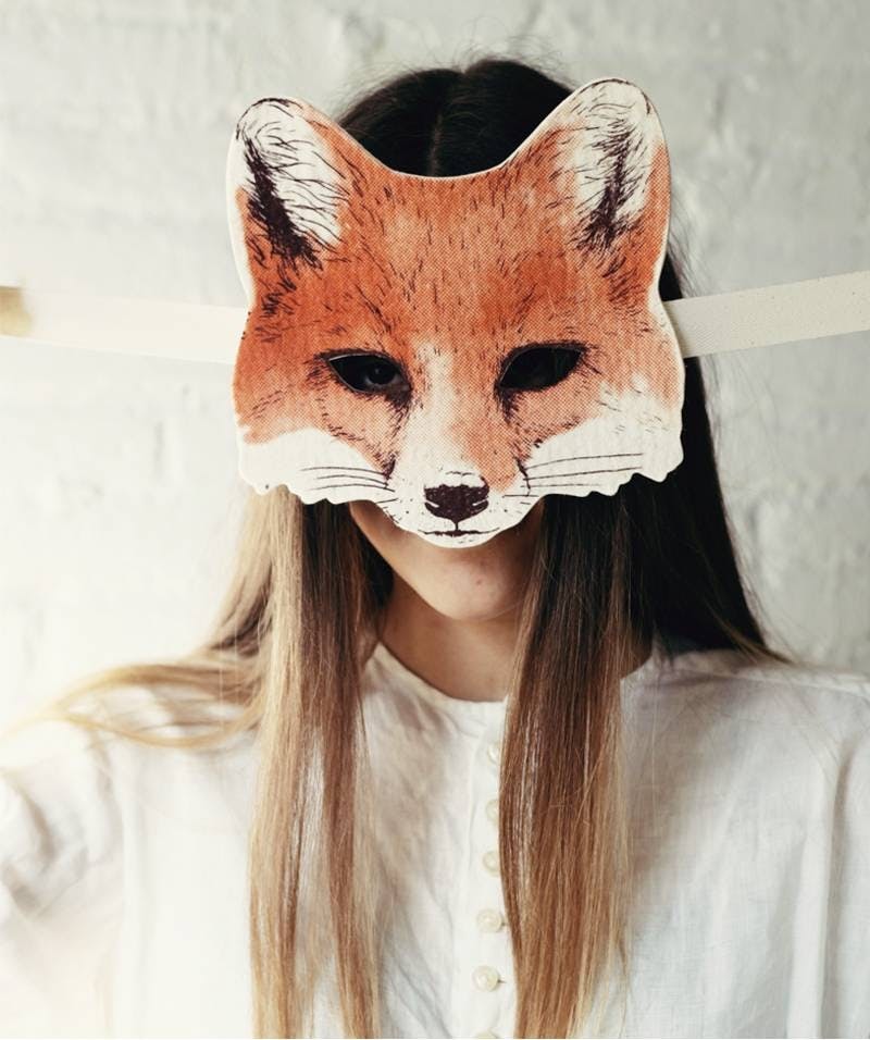 Frida's Tierchen Fuchs-Maske aus Filz für Kinder
