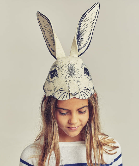 Frida's Tierchen Hasenmaske aus Filz für Kinder