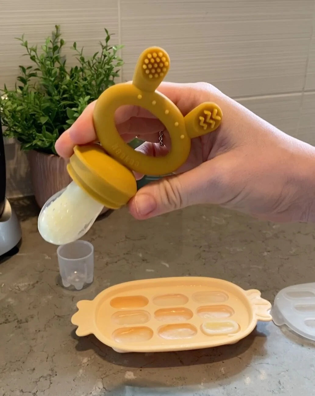 Haakaa Eiswürfelform für Fruchtsauger
