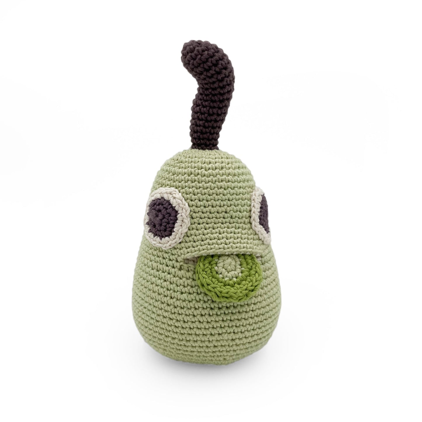 Myum The Veggy Toys - Paul Birne gehäkelte Spieluhr aus Bio-Baumwolle