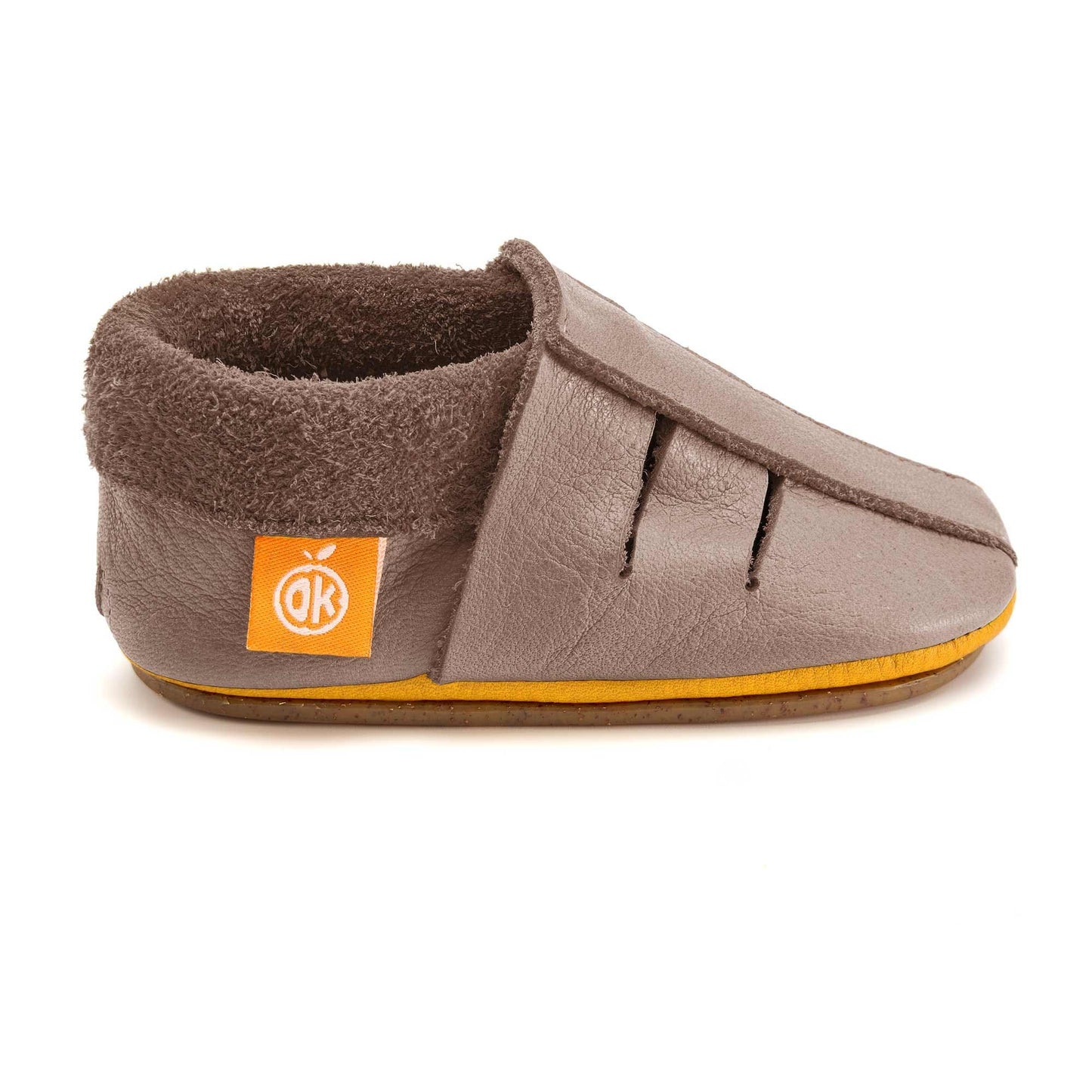 Orangenkinder - Kinder Barfußschuhe Sandale Amigo Beige