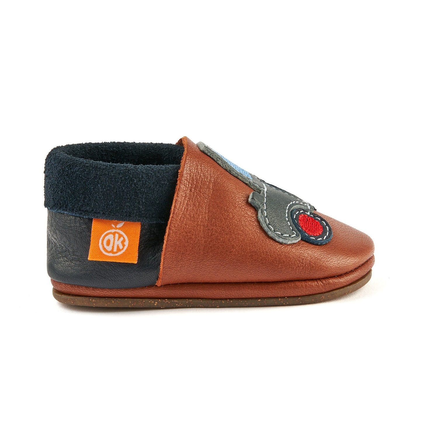 Orangenkinder - Kinder Barfußschuhe Herbert (Krabbelschuhe / Hausschuhe)