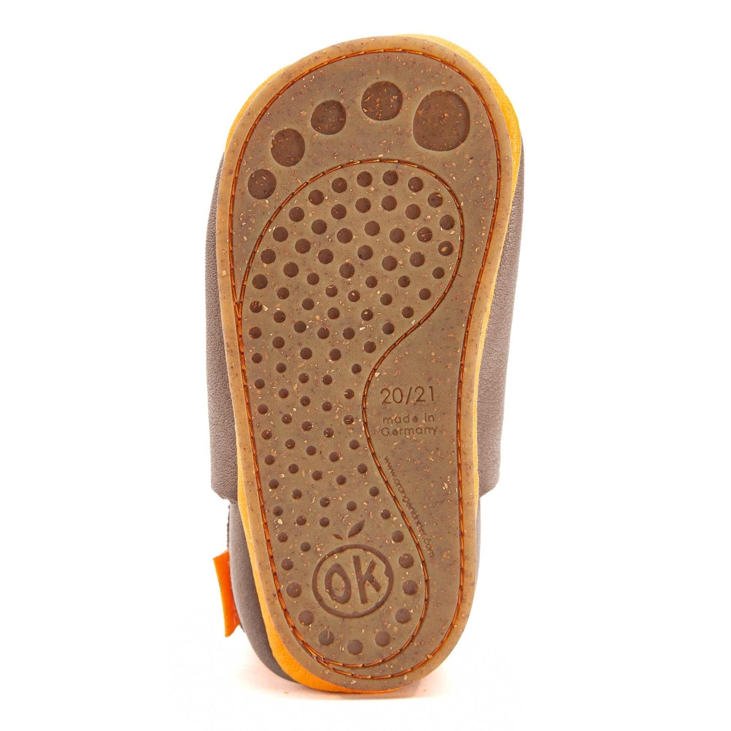 Orangenkinder - Kinder Barfußschuhe Sandale Amigo Beige
