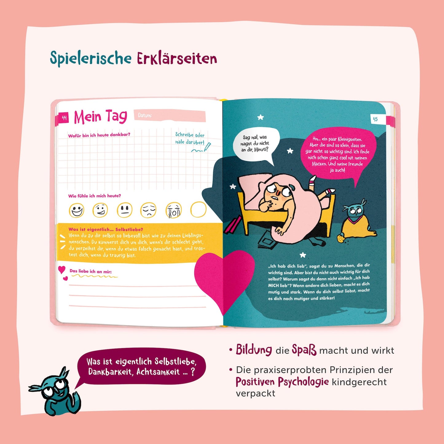 Urbestself - Das 6-Minuten Tagebuch für Kinder