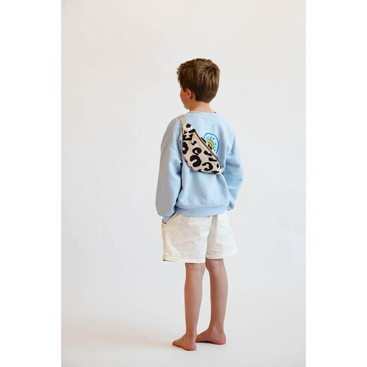 Studio Noos - Bauchtasche / Gürteltasche "Cow Puffy Leopard" Kinder