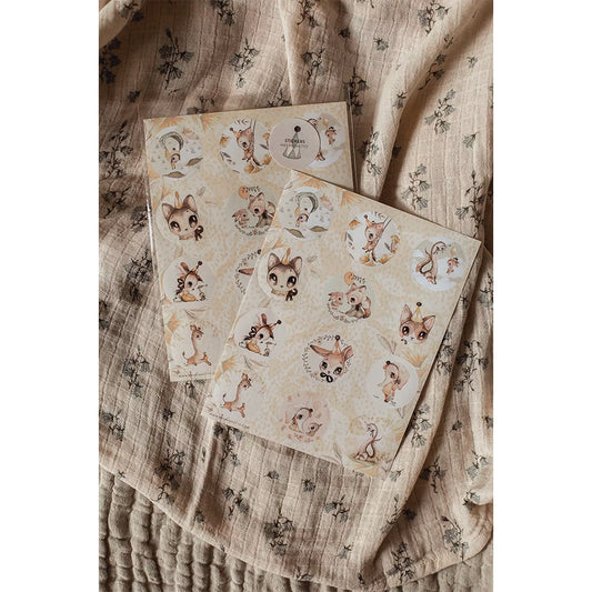 Mrs Mighetto Sticker – 12 runde Aufkleber für Geschenke & Deko