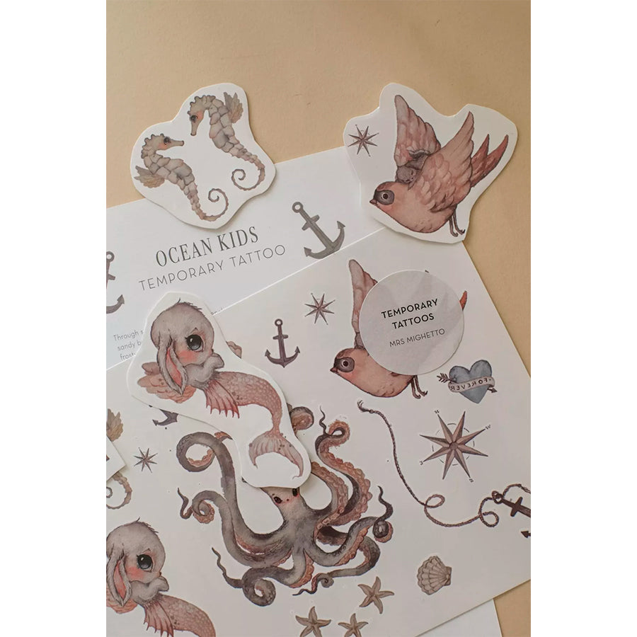 Mrs Mighetto - Kinder Tattoos Ocean