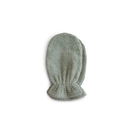 Mushie - Waschhandschuhe / Waschlappen "Moss", 2er Set