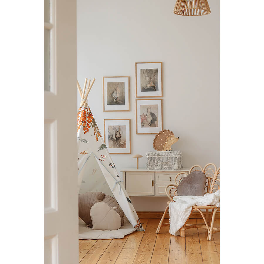 Little Lights - Kinderlampe "Hedgehog Lamp - Autumn Brown"